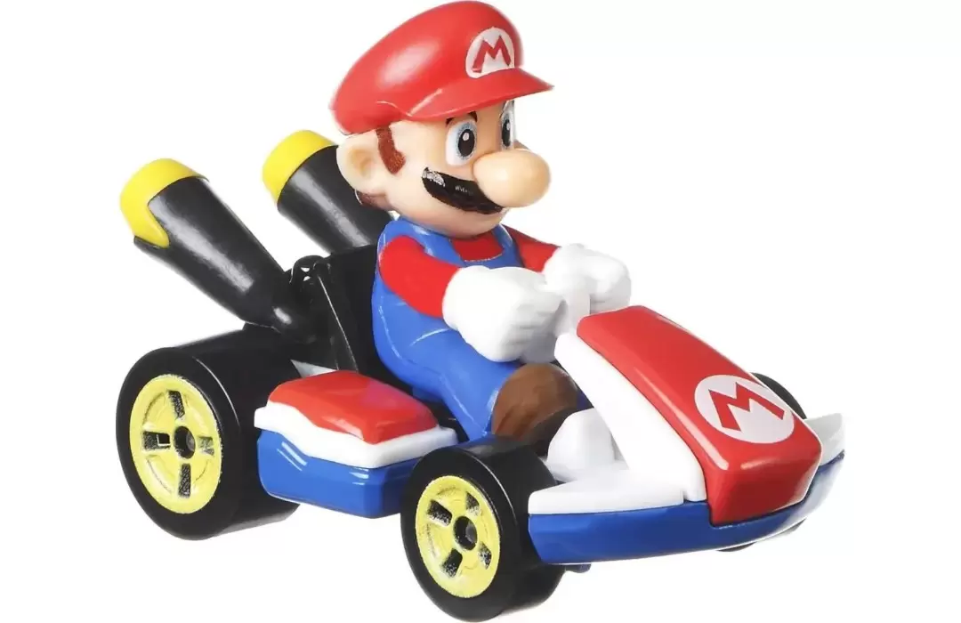 Foto da miniatura Hot Wheels Mário Standard Kart na cor Vermelho
