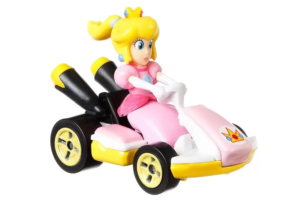 Foto da miniatura Hot Wheels Peach Standard Kart na cor Rosa