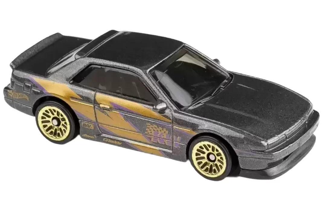 Foto da miniatura Hot Wheels Nissan Silvia (S13) na cor Cinza