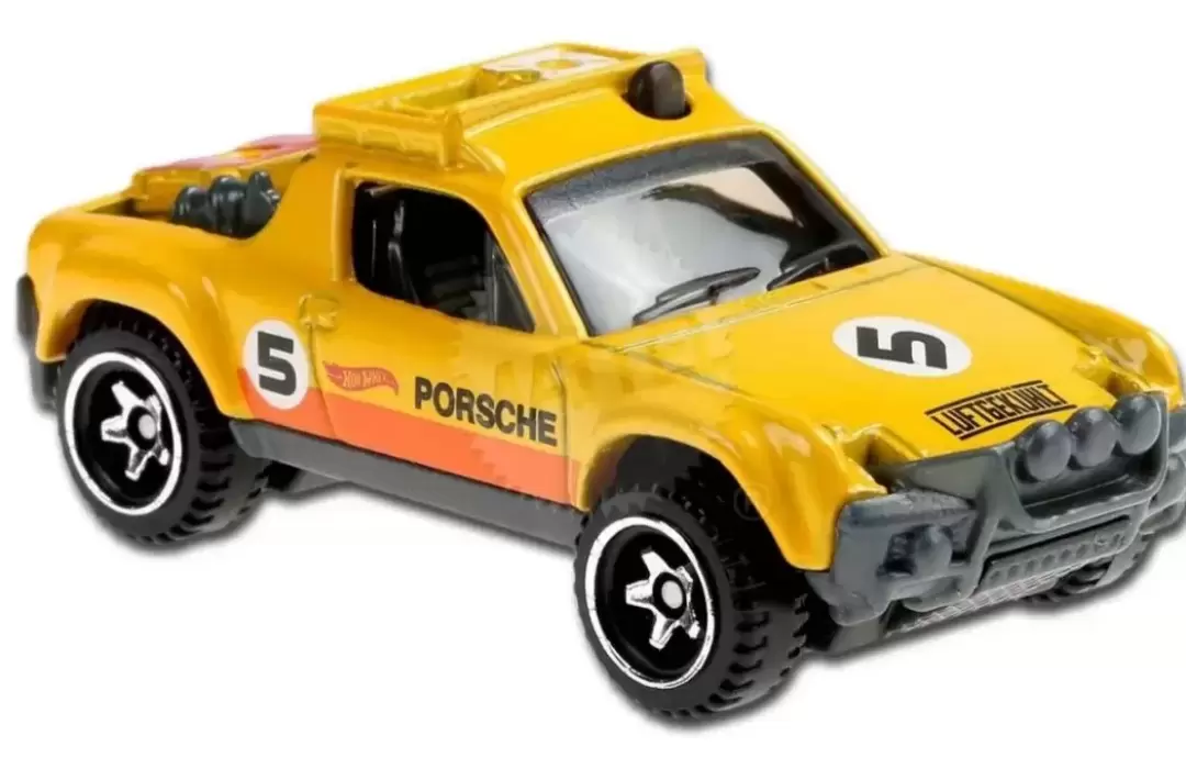Foto da miniatura Hot Wheels Porsche 914 Safari na cor Amarelo