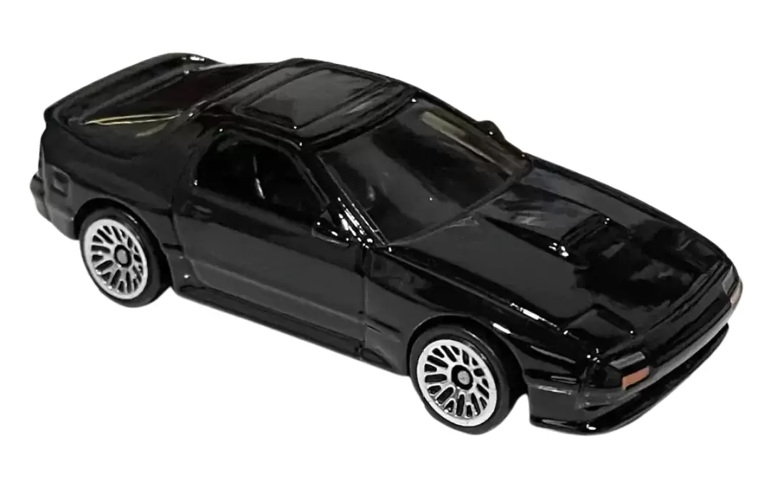 Foto da miniatura Hot Wheels '89 Mazda Savanna Rx-7 FC3S na cor Preto