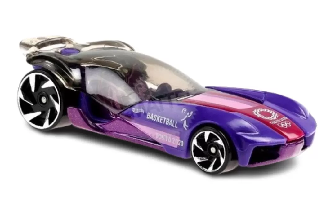Foto da miniatura Hot Wheels Sky Dome na cor Roxo