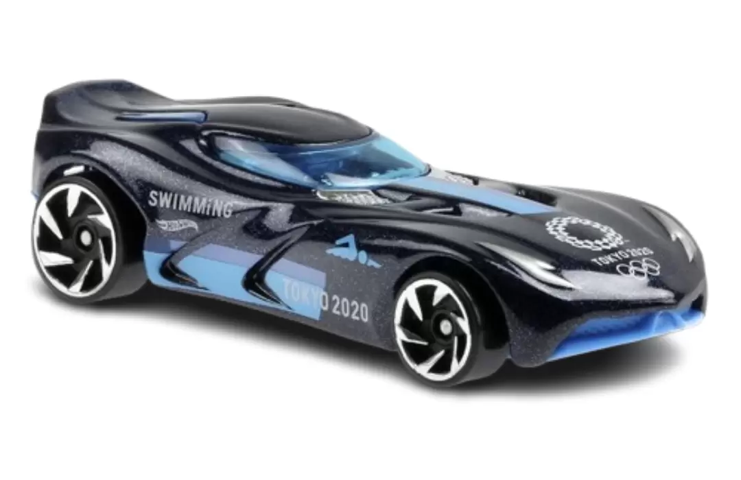 Foto da miniatura Hot Wheels Velocita na cor Azul