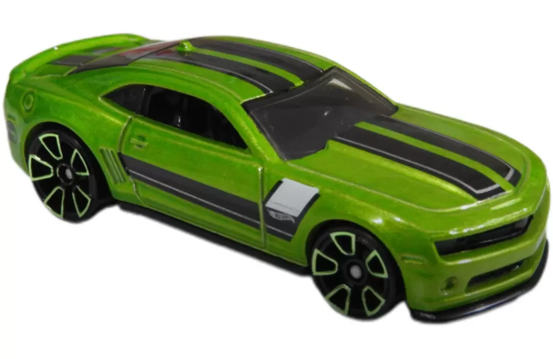 Foto da miniatura Hot Wheels 2013 Hot Wheels Chevy Camaro Special Edition (TH) na cor Verde