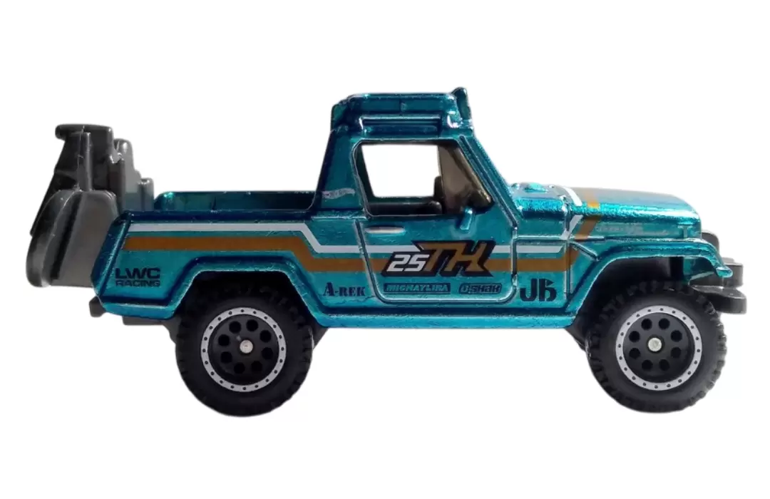 Foto da miniatura Hot Wheels 67 Jeepster Commando (STH) na cor Azul