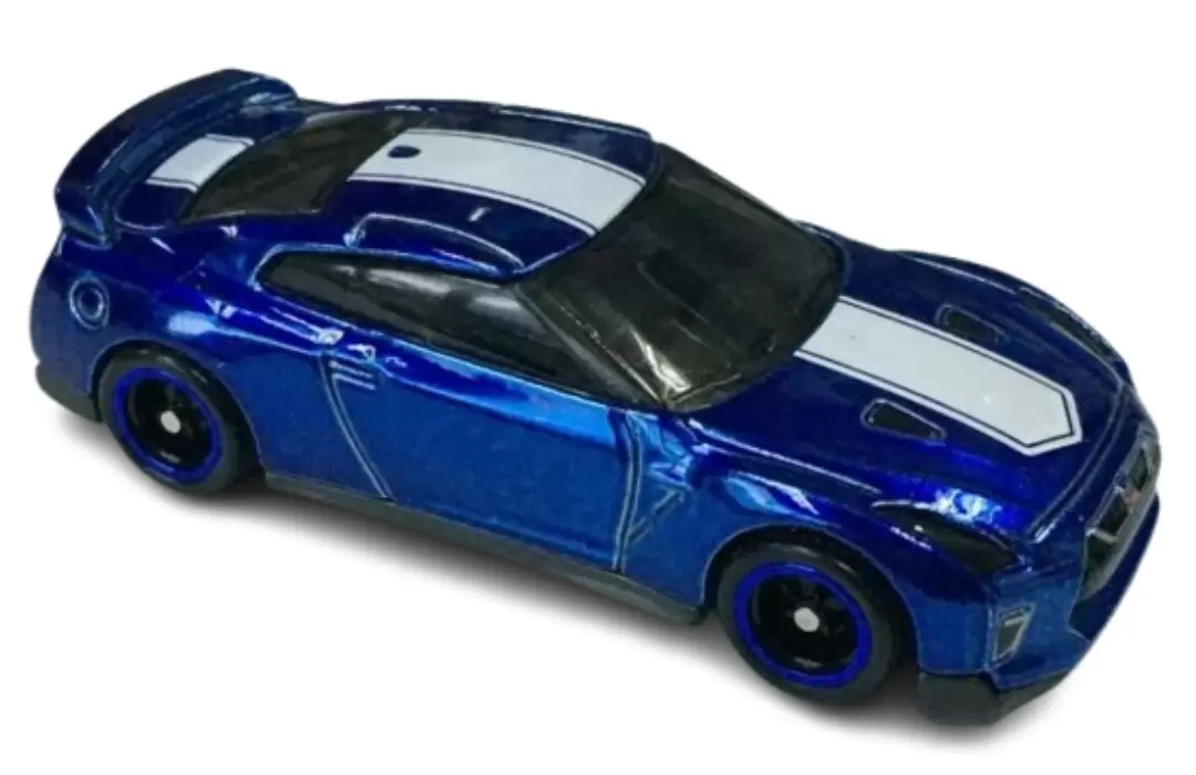Foto da miniatura Hot Wheels 17 Nissan GT-R (R35) 2020 Model 50 Anniversary Version (STH) na cor Azul