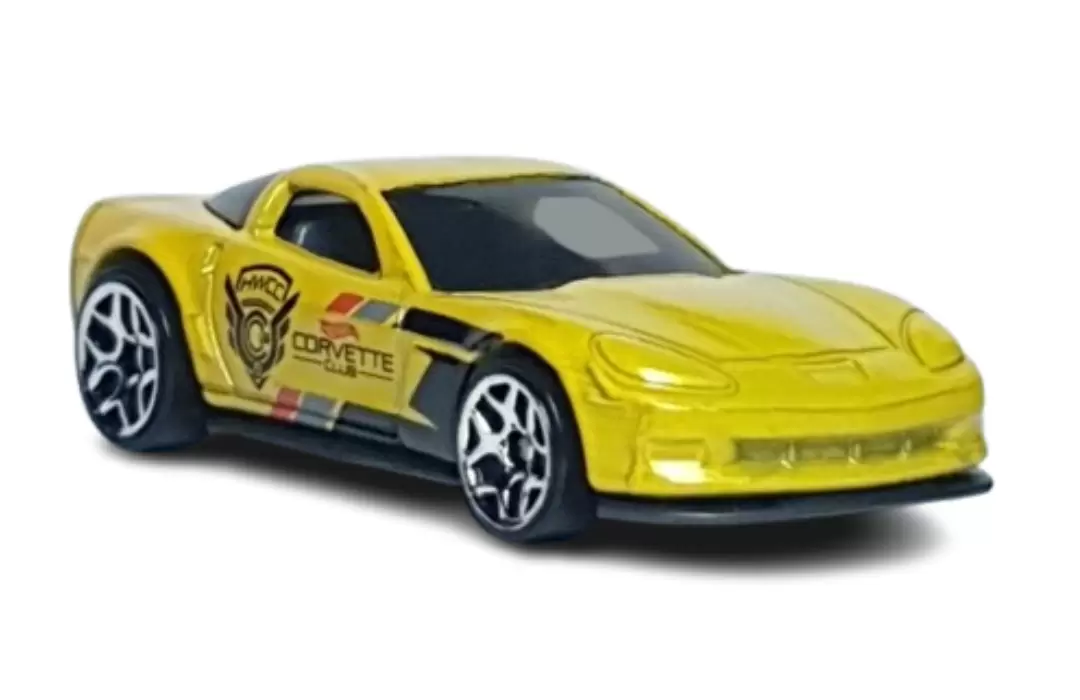 Foto da miniatura Hot Wheels 12 Corvette Z09 na cor Amarelo