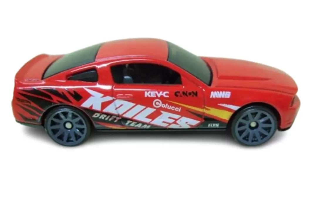 Foto da miniatura Hot Wheels Ford Mustang GT 2010 na cor Vermelho