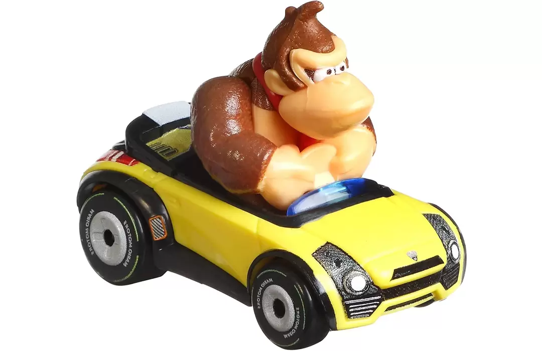 Foto da miniatura Hot Wheels Donkey Kong Sports Coupe na cor Amarelo