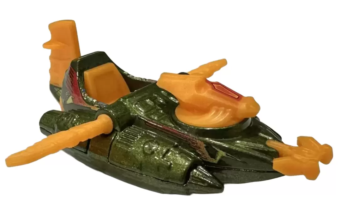 Foto da miniatura Hot Wheels Masters of the Universe Wind Raider na cor Verde