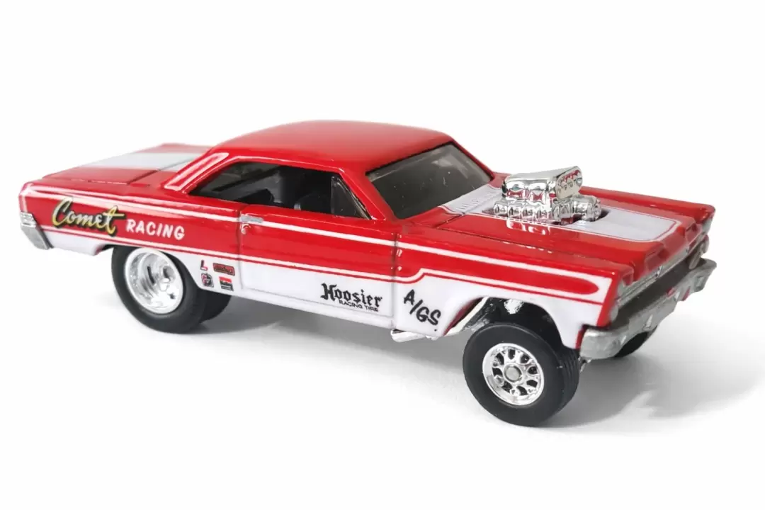 Foto da miniatura Hot Wheels 65 Mercury Comet Cyclone na cor Vermelho