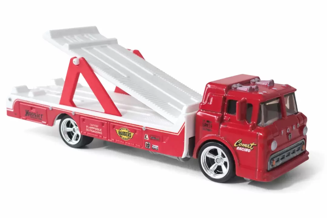 Foto da miniatura Hot Wheels Ford C-800 na cor Vermelho