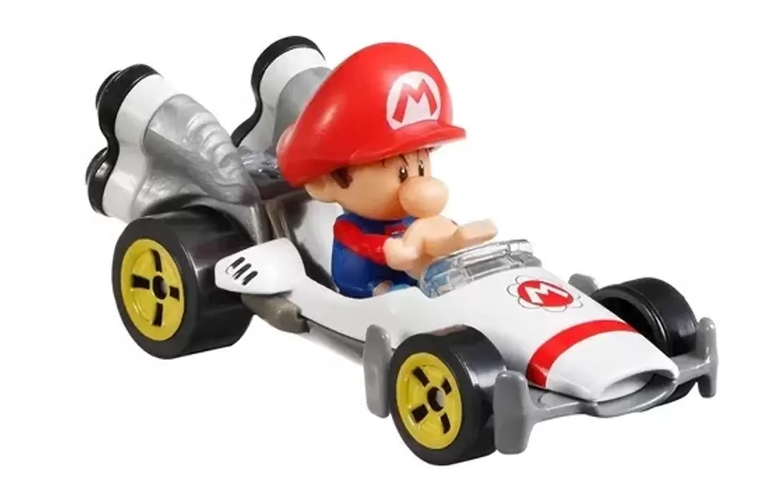Foto da miniatura Hot Wheels Baby Mario B Dasher na cor Branco