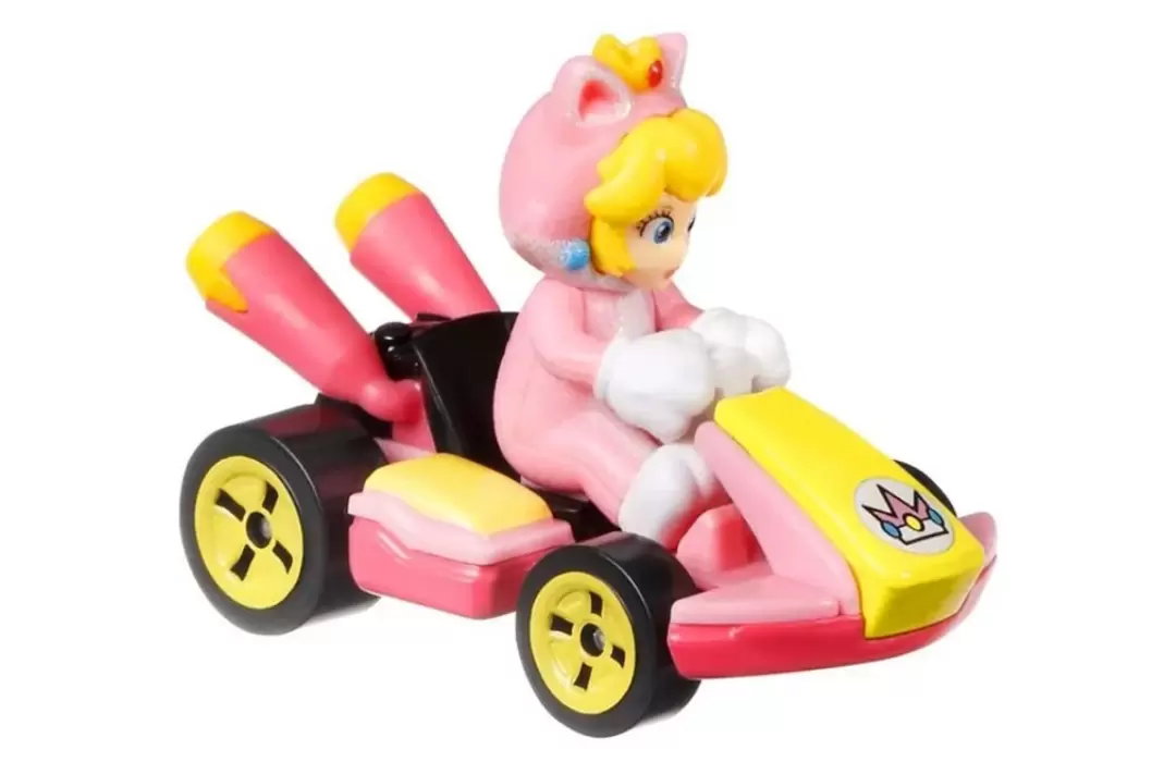 Foto da miniatura Hot Wheels Cat Peach Standart Kart na cor Rosa