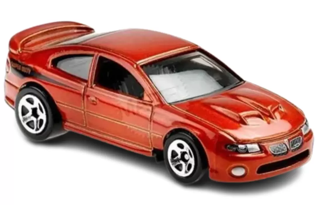 Foto da miniatura Hot Wheels 06 Pontiac GTO na cor Laranja
