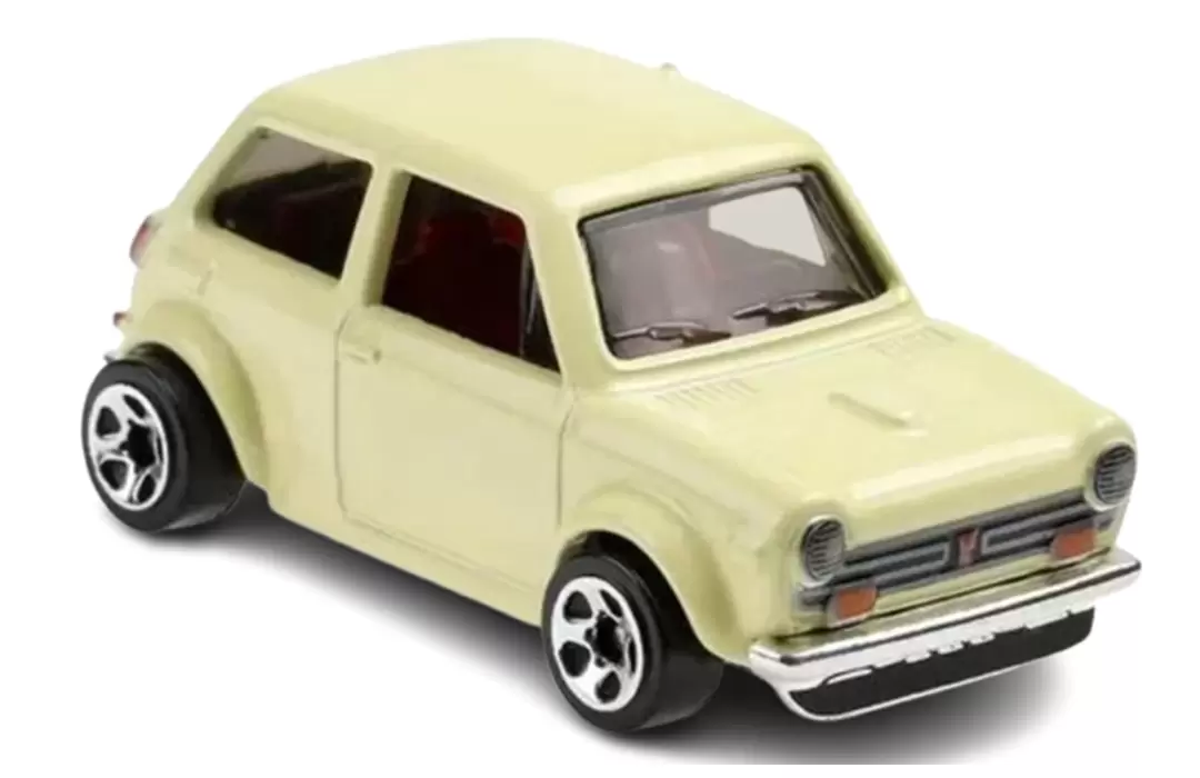Foto da miniatura Hot Wheels Custom '70 Honda N600 na cor Amarelo