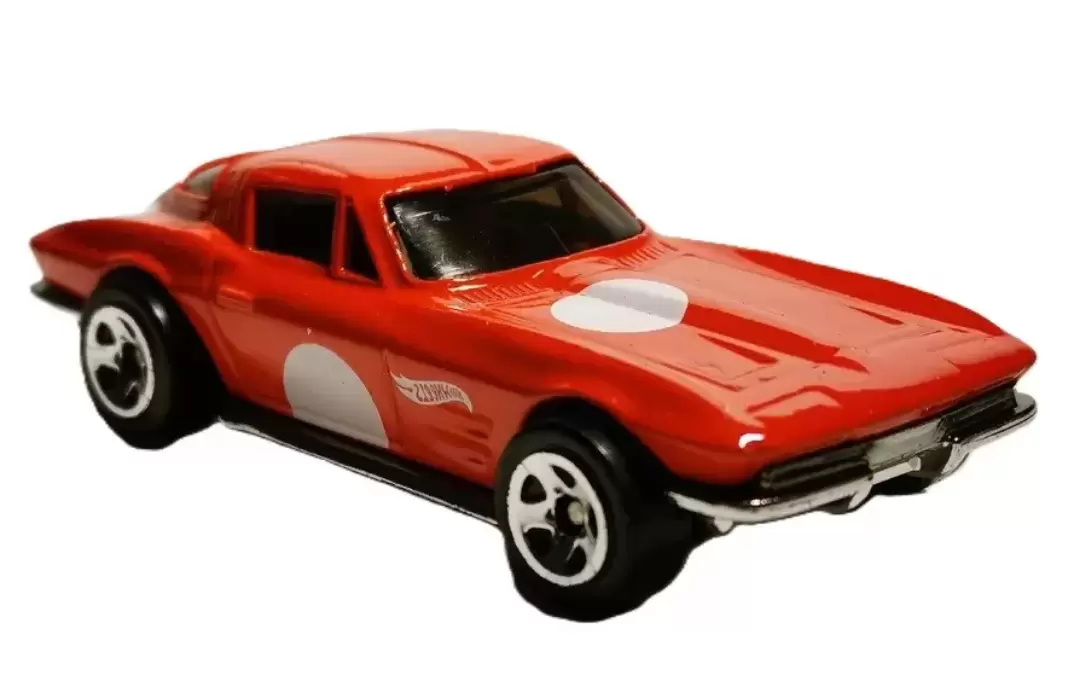 Foto da miniatura Hot Wheels 64 Corvette Stingray na cor Vermelho