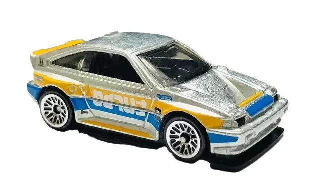 Foto da miniatura Hot Wheels 1985 Honda CR-X na cor ZAMAC