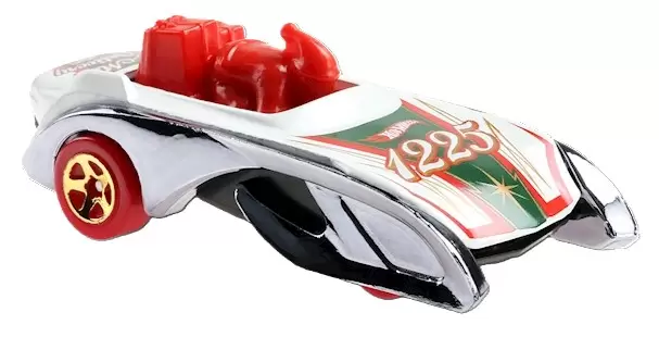 Foto da miniatura Hot Wheels Rockin Santa Sled na cor Branco