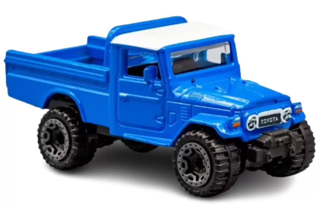 Foto da miniatura Hot Wheels Toyota Land Cruiser na cor Azul