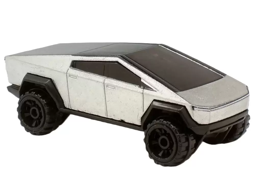 Foto da miniatura Hot Wheels Tesla Cybertruck na cor ZAMAC