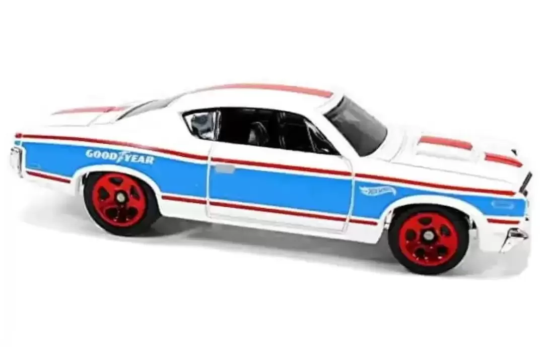 Foto da miniatura Hot Wheels AMC Rebel Machine na cor Branco