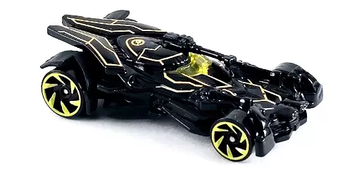 Foto da miniatura Hot Wheels Justice League Batmobile Th na cor Preto