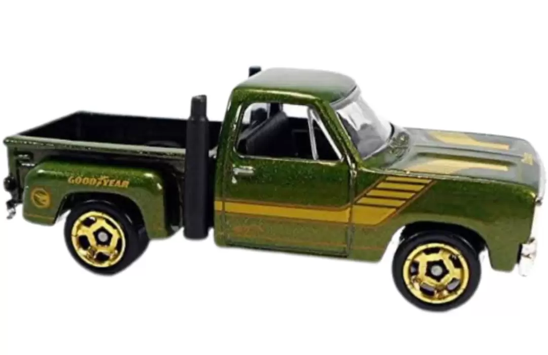 Foto da miniatura Hot Wheels 1978 Dodge Li'l Red Express Truck (TH) na cor Verde