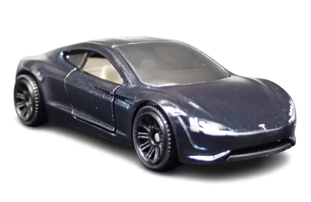 Foto da miniatura Matchbox Tesla Roadster na cor Preto