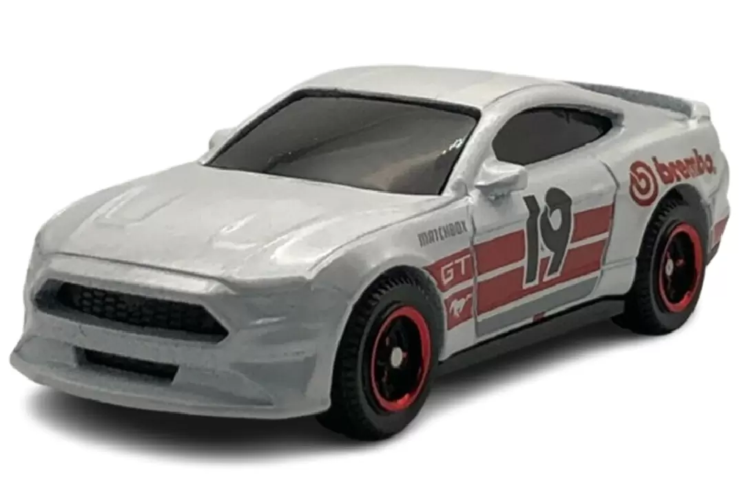 Foto da miniatura Matchbox 19 Ford Mustang Coupe na cor Branco