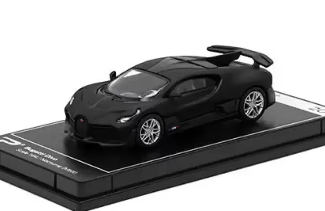 Foto da miniatura PosterCars Bugatti Divo na cor Preto