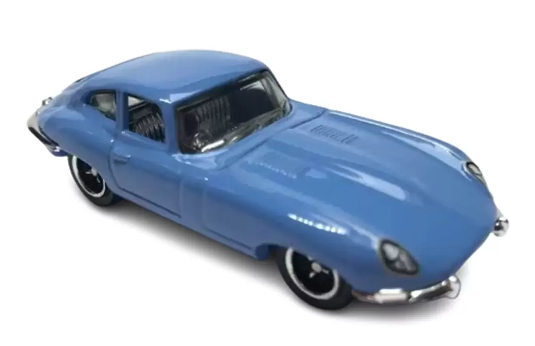 Foto da miniatura Matchbox 61 - Jaguar E - Type na cor Azul