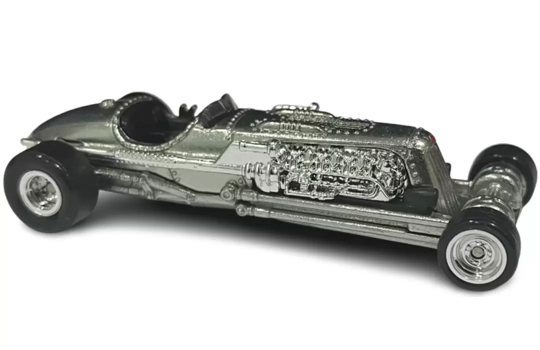 Foto da miniatura Hot Wheels Jay Leno Tank Car na cor ZAMAC