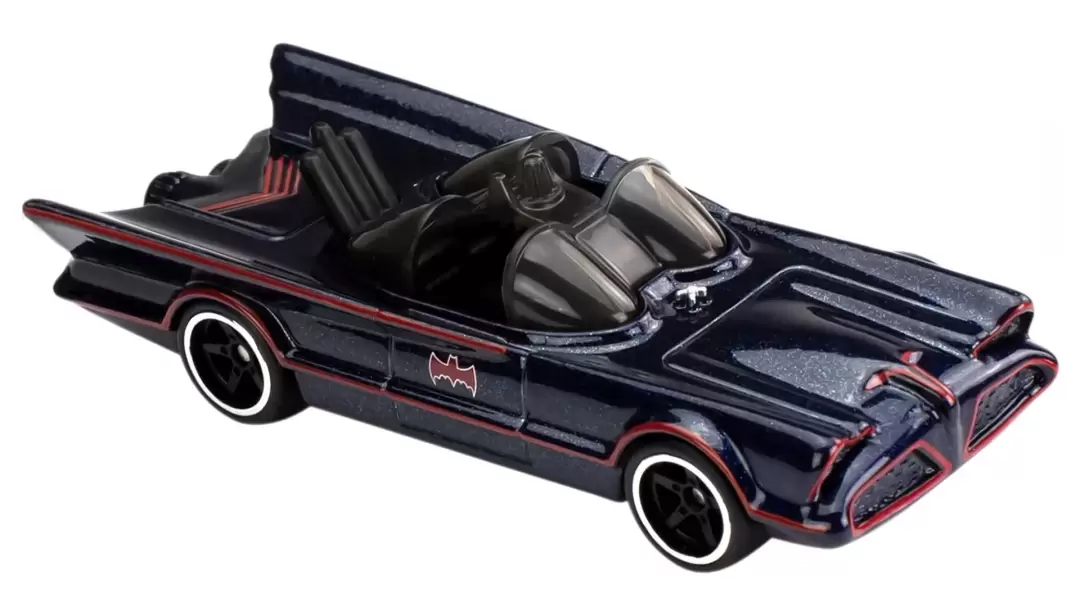 Foto da miniatura Hot Wheels 1966 TV Series Batmobile na cor Azul