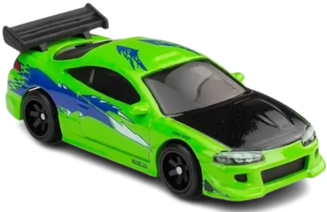 Foto da miniatura Hot Wheels 95 Mitsubishi Eclipse na cor Verde