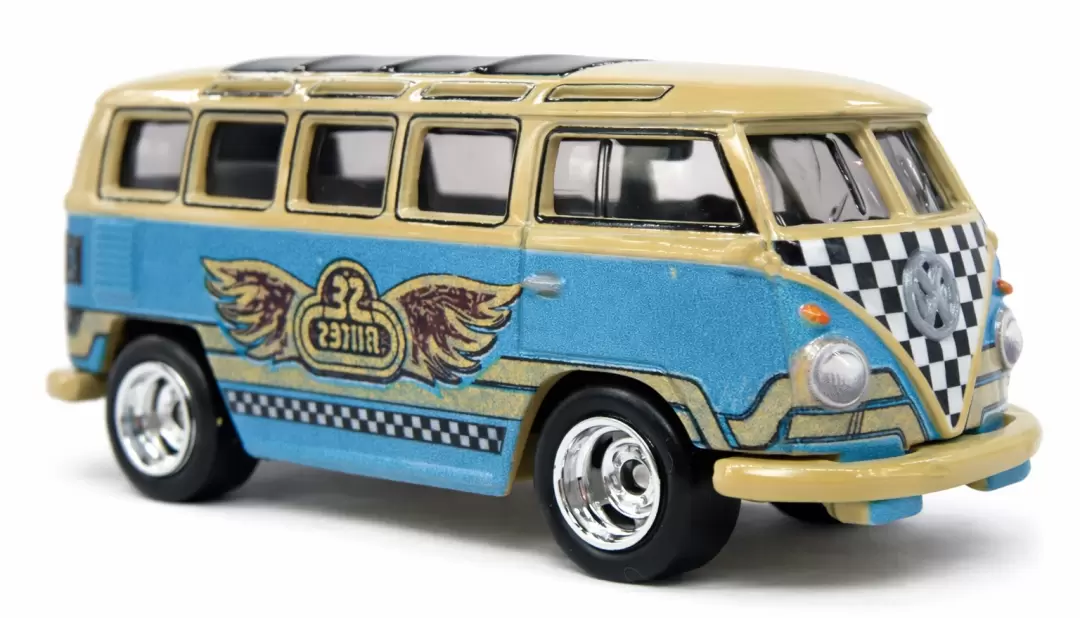 Foto da miniatura Hot Wheels Volkswagen Deluxe Station Wagon na cor Azul