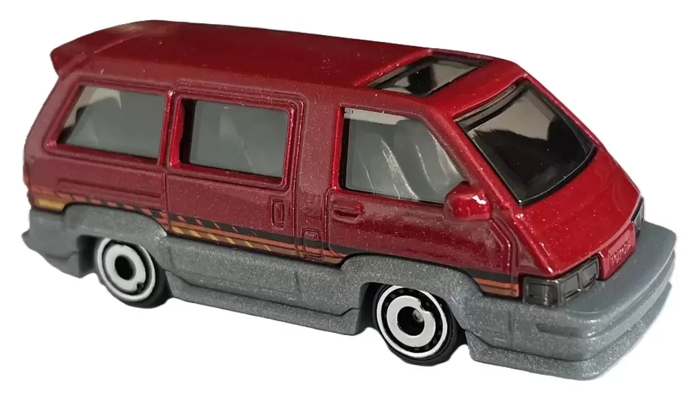 Foto da miniatura Hot Wheels 1986 Toyota Van na cor Vermelho