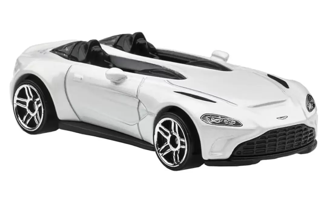 Foto da miniatura Hot Wheels Aston Martin V12 Speedster na cor Branco