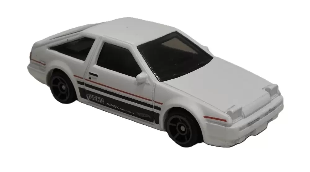 Foto da miniatura Hot Wheels Toyota AE86 Sprinter Trueno na cor Branco