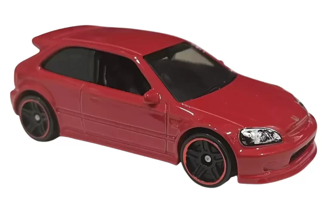 Foto da miniatura Hot Wheels 99 Honda Civic Type R (EK9) - Red Edition na cor Vermelho