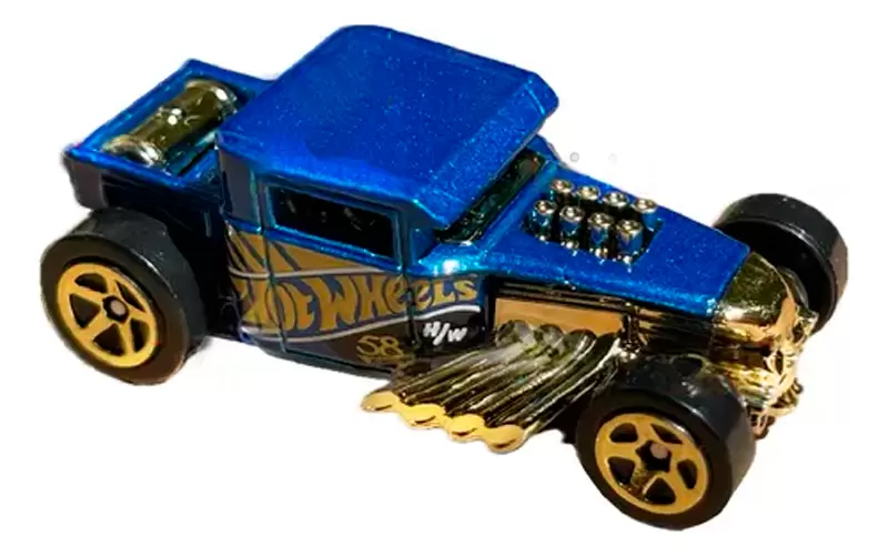 Foto da miniatura Hot Wheels Bone Shaker na cor Azul