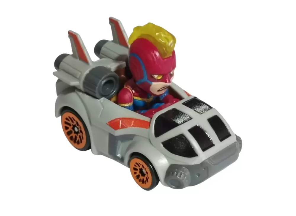 Foto da miniatura Hot Wheels Captain Marvel na cor Cinza