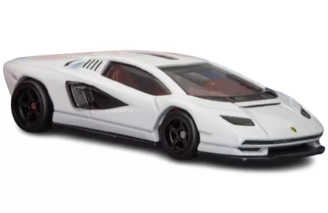 Foto da miniatura Hot Wheels Lamborghini Countach LPI 800-4 na cor Branco
