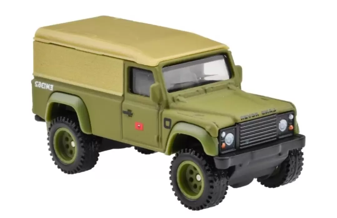 Foto da miniatura Hot Wheels Land Rover Defender 110 Hard Top na cor Verde