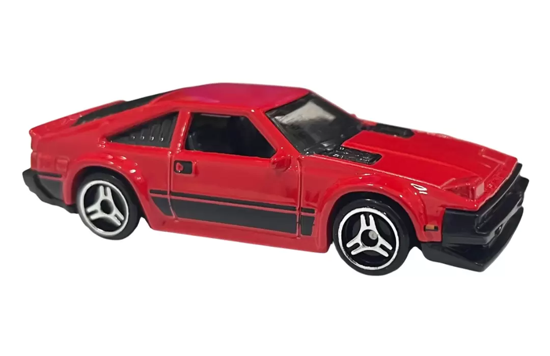 Foto da miniatura Hot Wheels 82 Toyota Supra na cor Vermelho