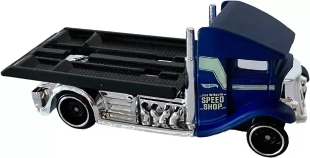 Foto da miniatura Hot Wheels Fast-Bed Hauler na cor Azul