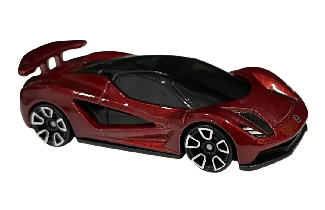 Foto da miniatura Hot Wheels Lotus Evija na cor Vermelho