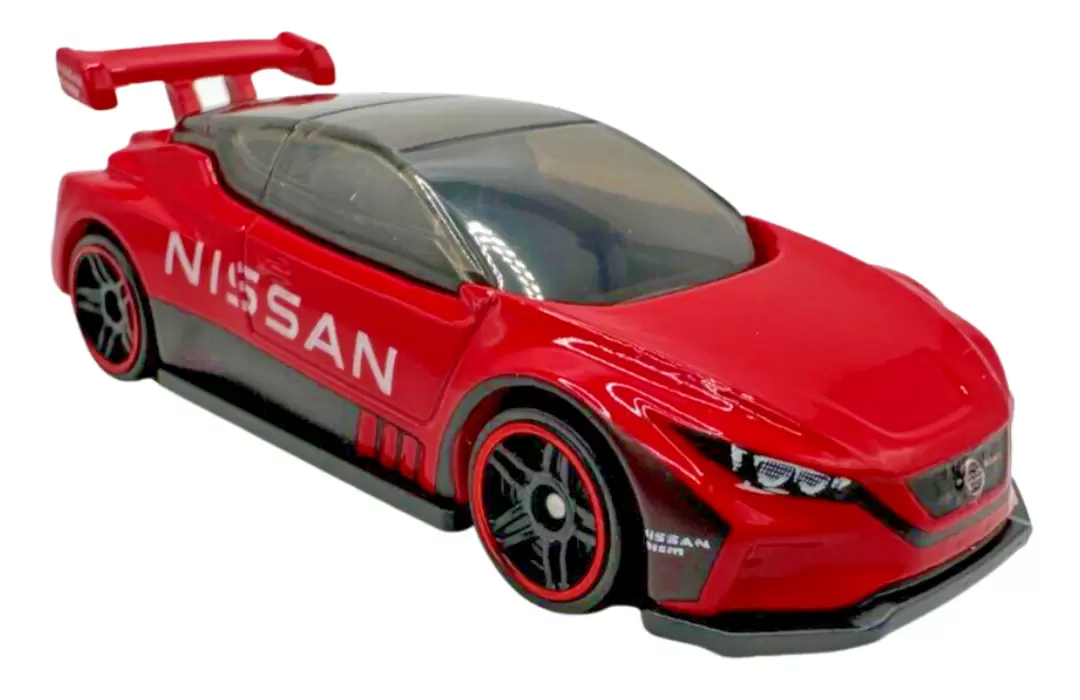 Foto da miniatura Hot Wheels Nissan Leaf Nismo RC-02 na cor Vermelho