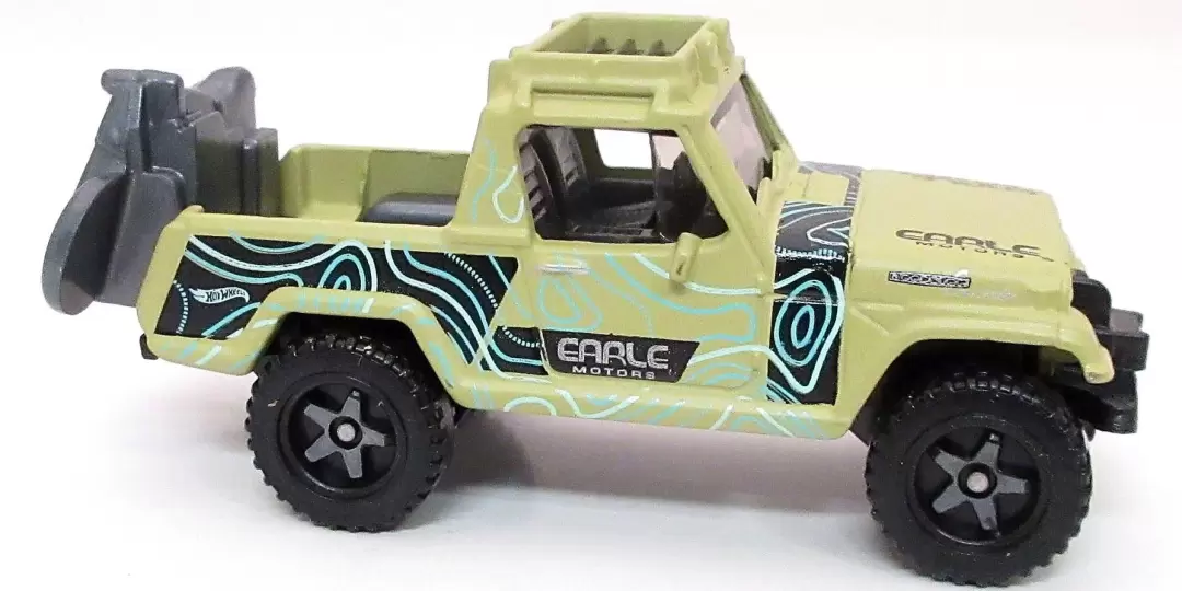 Foto da miniatura Hot Wheels 67 Jeepster Commando na cor Bege