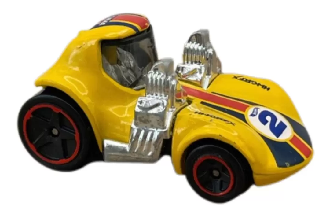 Foto da miniatura Hot Wheels Tooned Twin Mill na cor Amarelo